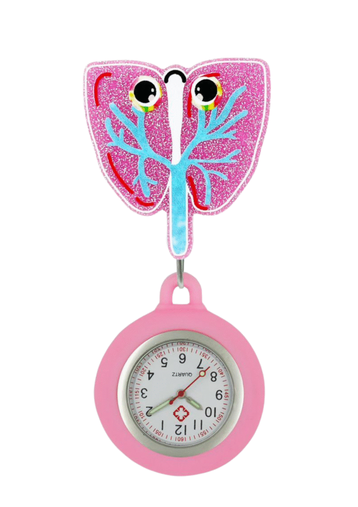 Nurse watches with stickers